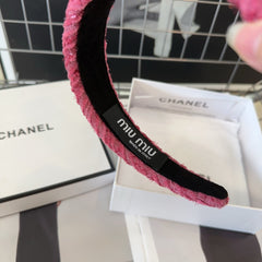 PINK HEADBAND TWEED 407941