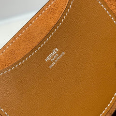 IN THE LOOP 18 IN FAUVE TOGO CALFSKIN SILVER HARDWARE