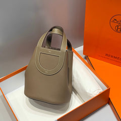 IN THE LOOP 18 IN ETOUPE TOGO CALFSKIN GOLD HARDWARE