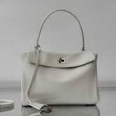 RODEO SMALL BAG 29 IN WHITE SMOOTH CALFSKIN SILVER HARDWARE