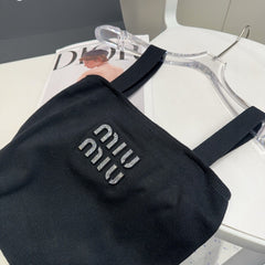 CAMI TOP 643227 IN BLACK COTTON RIBBED KNIT