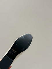 TRIOMPHE LOAFERS IN WHITE PATENT CALFSKIN