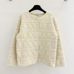 DIOR 25S BUTTONED SHEARLING COAT 599
