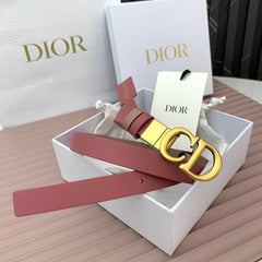 DIOR 25S BELT 20 MM IN MUTED PINK CALFSKIN 568719