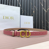 DIOR 25S BELT 20 MM IN MUTED PINK CALFSKIN 568719
