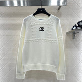 CHANEL 25S EMBROIDERED CROCHET SWEATER 349