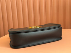 GUCCI 26S BLONDIE BAG 32 IN BLACK CALFSKIN