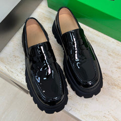 HADDOCK MOCCASIN IN BLACK PATENT CALFSKIN