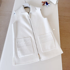 HERMES 25S SLEEVELESS VEST JACKET 477