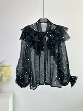 ZIMMERMANN RUFFLED CHIFFON BLOUSE 270159