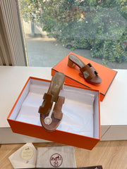 0ASIS SANDAL IN CHOCOLATE BROWN CALFSKIN