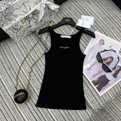 Dior 25C Tank Top Black 228436