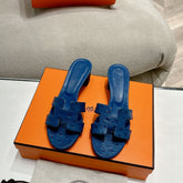 0ASIS SANDAL NAVY CALFSKIN SPECIAL