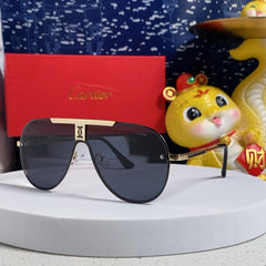 SIGNATURE AVIATOR FRAME SUNGLASSES 563238 IN METAL