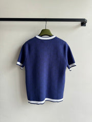 GUCCI SHORT-SLEEVE KNIT TOP STYLE 123