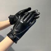 GLOVES IN BLACK LAMBSKIN 456336