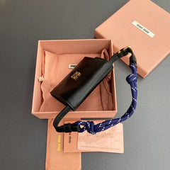 MICRO BAG 11 IN BLACK SMOOTH CALFSKIN