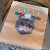 GUCCI 25S SCARF 180 IN CASHMERE 583606