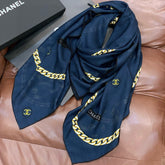 CHANEL 25S SCARF 135 IN SILK AND CASHMERE 932010