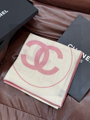 CHANEL 25S SCARF 135 IN SILK AND CASHMERE 932038