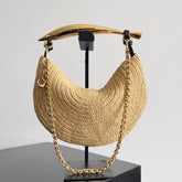 SARDINE CHAIN 33 IN NATURAL RAFFIA