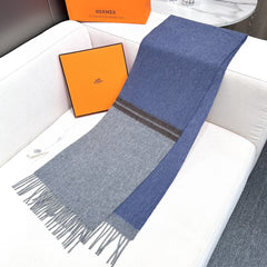 HERMES 25S SCARF 180 IN CASHMERE 854603