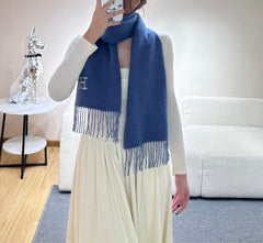 HERMES 25S SCARF 190 IN CASHMERE 986001