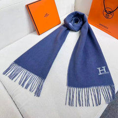 HERMES 25S SCARF 190 IN CASHMERE 986001