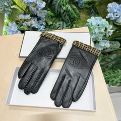 GLOVES IN BLACK LAMBSKIN 463822