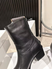 CELINE 25S CHELSEA BOOTS CLASSIC 45MM IN BLACK CALFSKIN