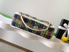 CHANEL 25S SHOPPING BAG 34 IN MULTICOLOR TWEED