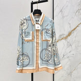 HERMES 25S SILK SHIRT 427