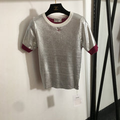 CHANEL 26S SHORT-SLEEVE KNIT TOP 849