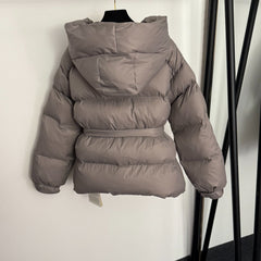 MAX MARA 25S LONG-SLEEVE COTTON HOODED JACKET 221