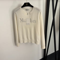 MAX MARA 25S LONG-SLEEVE PULLOVER SWEATER 217