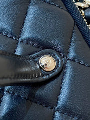 CHANEL 25S VANITY CASE 23 IN BLACK LAMBSKIN