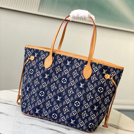 NEVERFULL MM WITH DUSTBAG 1854 MONOGRAM JACQUARD 31CM