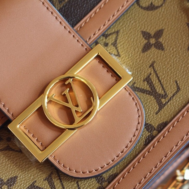 LV DAUPHINE MM 25 MONOGRAM CANVAS