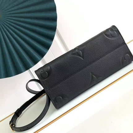 ONTHEGO PM 25 BLACK MONOGRAM EMPREINTE GIANT CANVAS