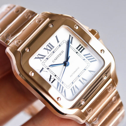 SANTOS LADY 35.1MM ROSE GOLD