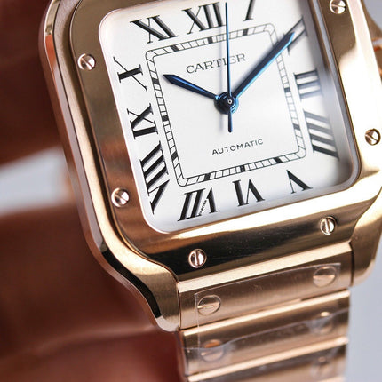 SANTOS LADY 35.1MM ROSE GOLD