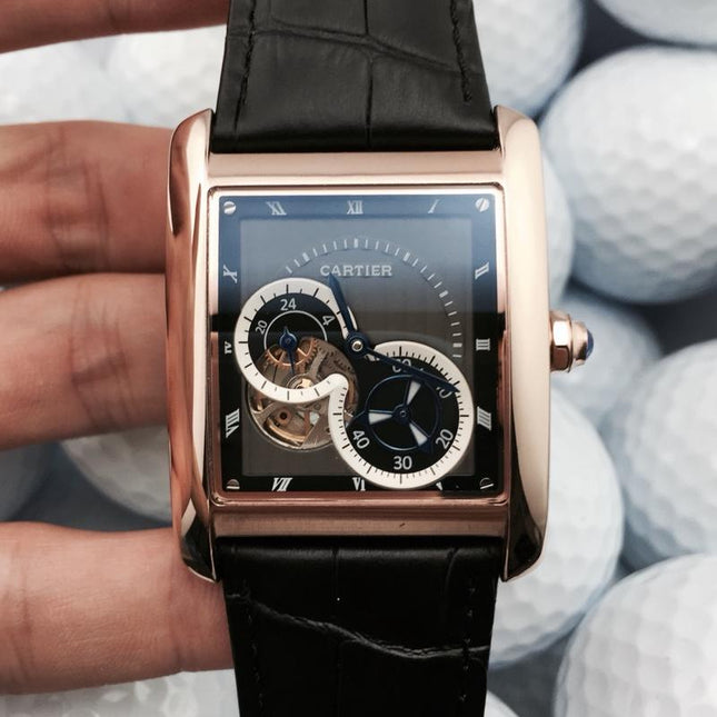 TANK MC TOURBILLON SECOND TIME ROSE GOLD LIMITED EDITION