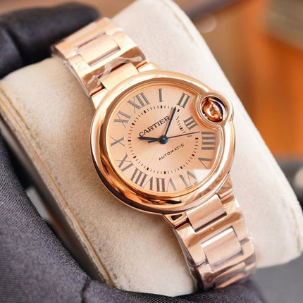 BALLON BLEU 33MM AUTOMATIC ROSE GOLD DIAL