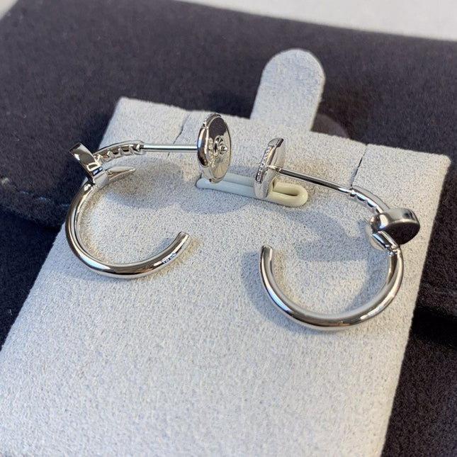 JUSTE EARRINGS 1.8MM SILVER