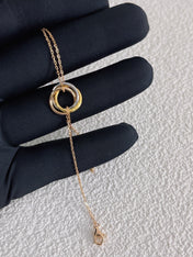 TRINITI BRACELET GOLD SILVER PINK GOLD DIAMONDS