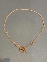 ECHAPPEE PINK GOLD NECKLACE