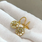 High-Quality Silver Alloy - 14K Gold Plated