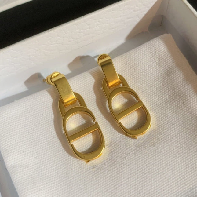 CD EARRINGS GOLD