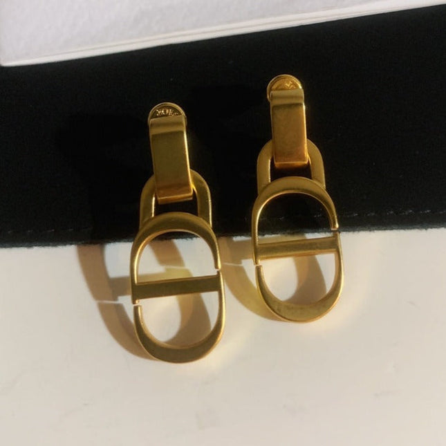 CD EARRINGS GOLD