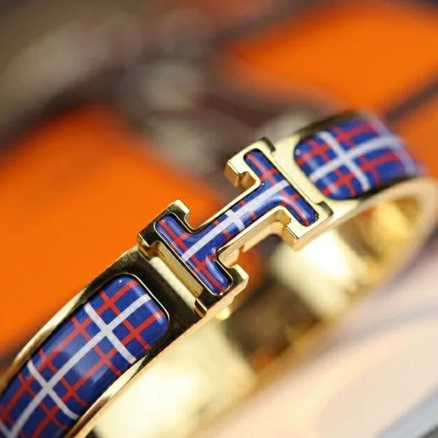 H TARTAN BRACELET 12MM